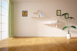 Empty living room design