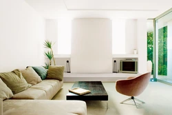 Empty living room design