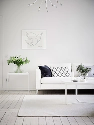 Empty living room design