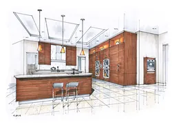 Technical kitchen design