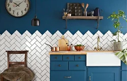 Herringbone kitchen design