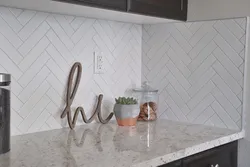 Herringbone kitchen design