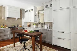 Herringbone kitchen design