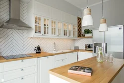 Herringbone kitchen design