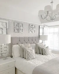 Silver bedroom design