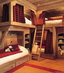 Two story bedroom design