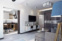 Euro one-room kitchen design