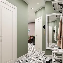 Pistachio hallway design