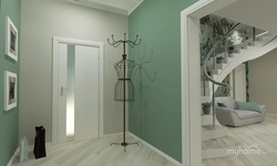 Pistachio hallway design