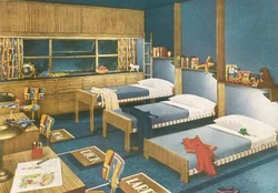 Soviet bedroom design