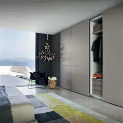 Bedroom design gray wardrobe