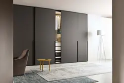 Bedroom Design Gray Wardrobe
