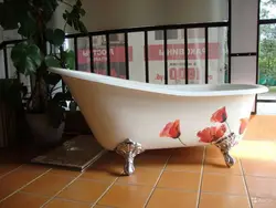Дызайн чыгуннай ванны сваімі