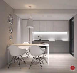 Gray Studio Kitchen Design