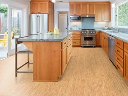 Kitchen design wood floor