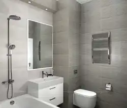 Design of a combined bathroom porcelain stoneware