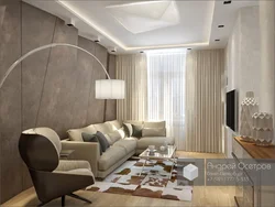 Design kitchen living room plaster