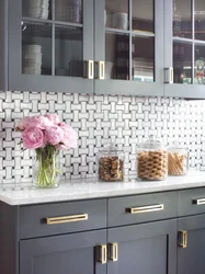 Kitchen design with grill