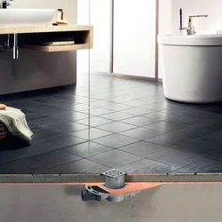 Bathroom drain design