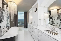 Bathroom design chrome