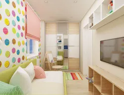 Square children's bedroom design