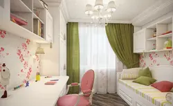 Square children's bedroom design
