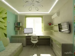Kvadrat uşaq yataq otağı dizaynı