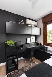 Kişi yataq otağı ofis dizaynı