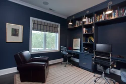 Men's bedroom office design