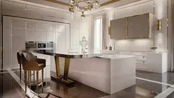 Mətbəx Qonaq Otağı Dizaynı Qızıl