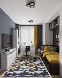 Khrushchev bedroom design for teenagers