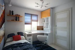 Khrushchev bedroom design for teenagers