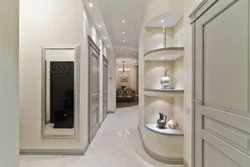 Kitchen hallway bathroom design