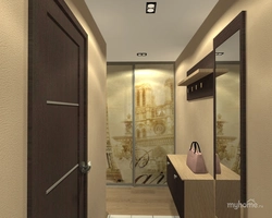 Kitchen hallway bathroom design