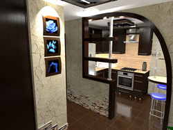 Hallway design with stove