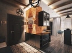 Hallway design with stove