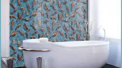 Bathroom design with self-adhesive film
