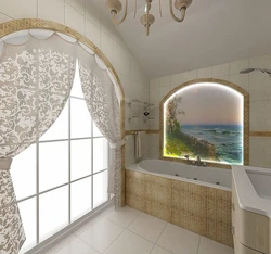 Bath design with fresco