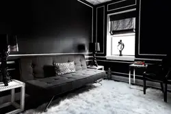 Dark Bedroom Living Room Design