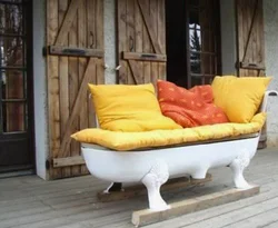 Bath sofa design