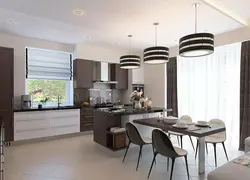 Open kitchen dining room design