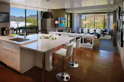 Open kitchen dining room design