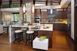 Open kitchen dining room design