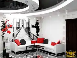 Қара Және Қызыл Қонақ Бөлмесінің Дизайны