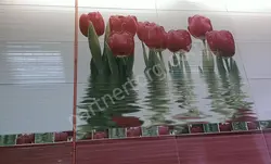 Vanna otağı üçün kafel dizaynı lalələr