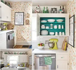 Kitchen design with boxes