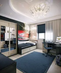 Yeniyetmə yataq otağı dizayn kv m