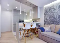Kitchen design 45 sq m