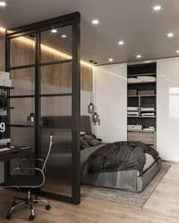 Apartment design with separate bedroom
