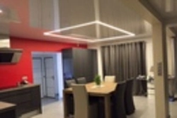 Design Of Light Lines In The Kitchen